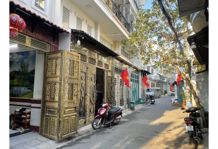 60M2, NHÀ ĐẸP FULL NỘI THẤT – LÔ GÓC 2 MẶT THOÁNG – HẺM XE HƠI THÔNG, XE HƠI NGỦ TRONG NHÀ